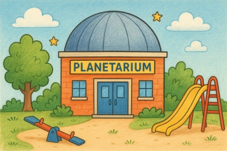  	     Mobilne Planetarium – lekcja pt” Idealna planetka” - 03.10.2025
