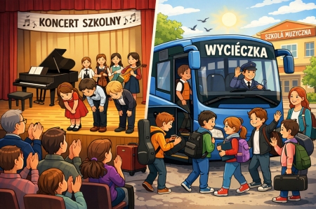 Koncert w szkole muzycznej – wyjazd autobusem - 06.02.2026 r.