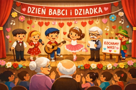 Uroczystość z okazji Dnia Babci i Dziadka 10.02.2026 r.