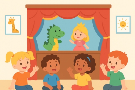 Teatrzyk w przedszkolu 20.02.2026 r.